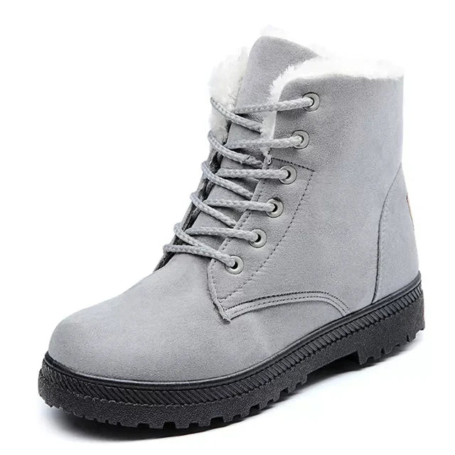 Casual Winter Ankle Boots with Wool for Women | Ideal for Winter