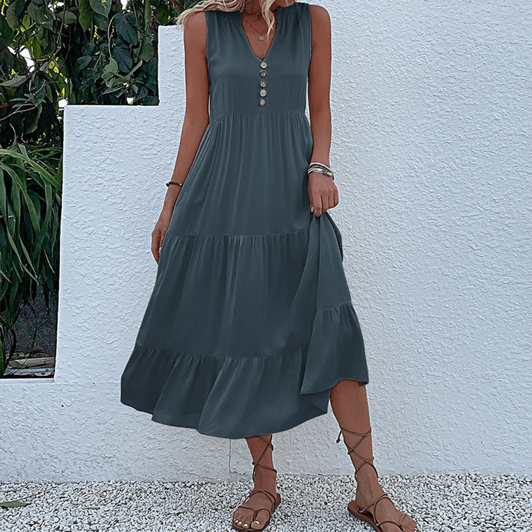 Mackenzie - Midi Dress - Casual - Modern Style - Ideal for Summer