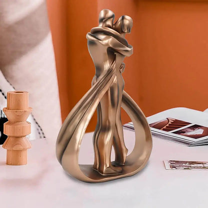 Decorative Sculpture – Embracing Figures with Intricate Details 1