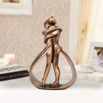 Decorative Sculpture – Embracing Figures with Intricate Details 2