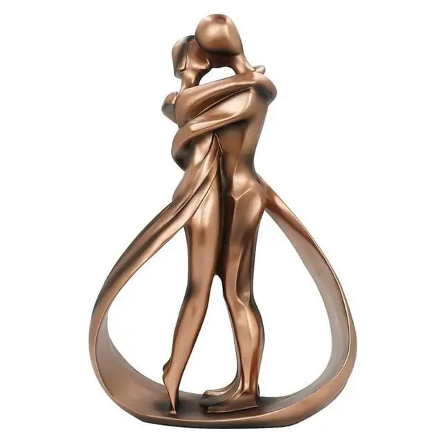Decorative Sculpture – Embracing Figures with Intricate Details 4