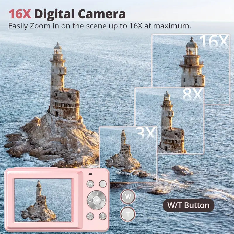 Digital Camera – Compact Design with 1080p Video Recording 4