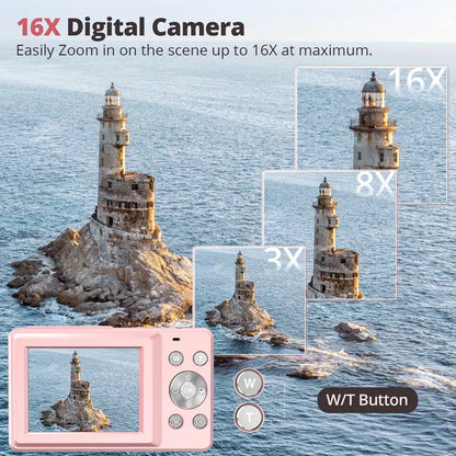 Digital Camera – Compact Design with 1080p Video Recording 4