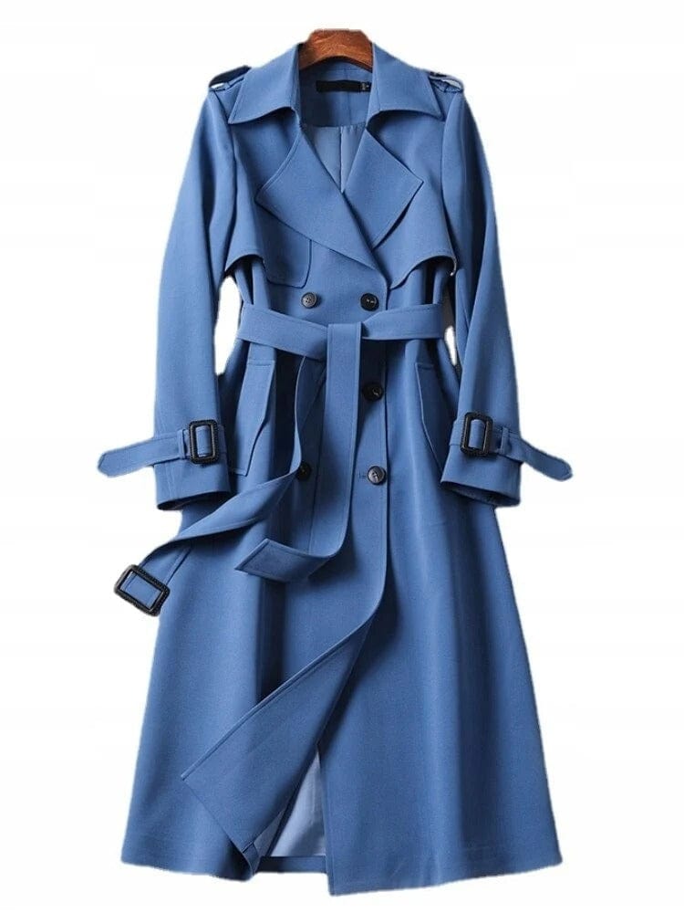 Paige - Vintage Trendy Trench Coat - For Women | Modern Style