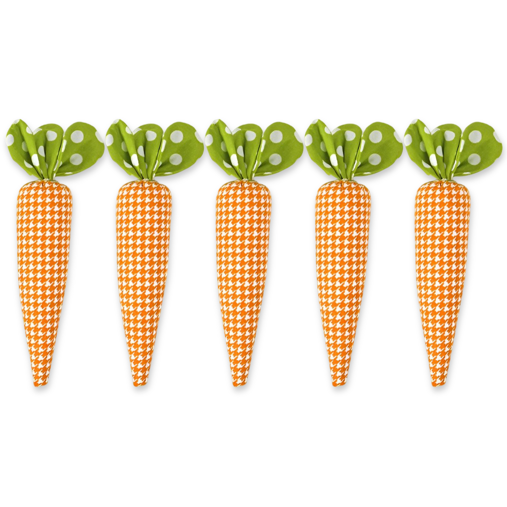 Easter Decoration Set of Soft Carrot Toys for Interactive Play 11