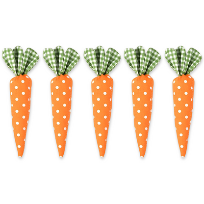 Easter Decoration Set of Soft Carrot Toys for Interactive Play 13