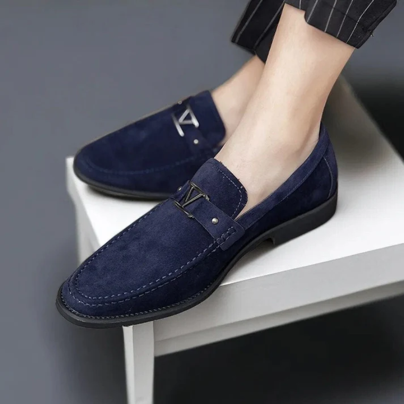 Edwin - Suede Leather Loafers - Casual - Formal Style - For Special Occasions