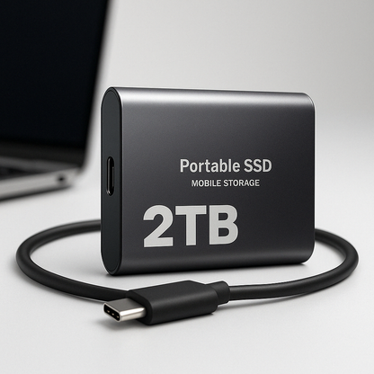 External SSD – Portable High-Speed Storage for Fast File Access 0