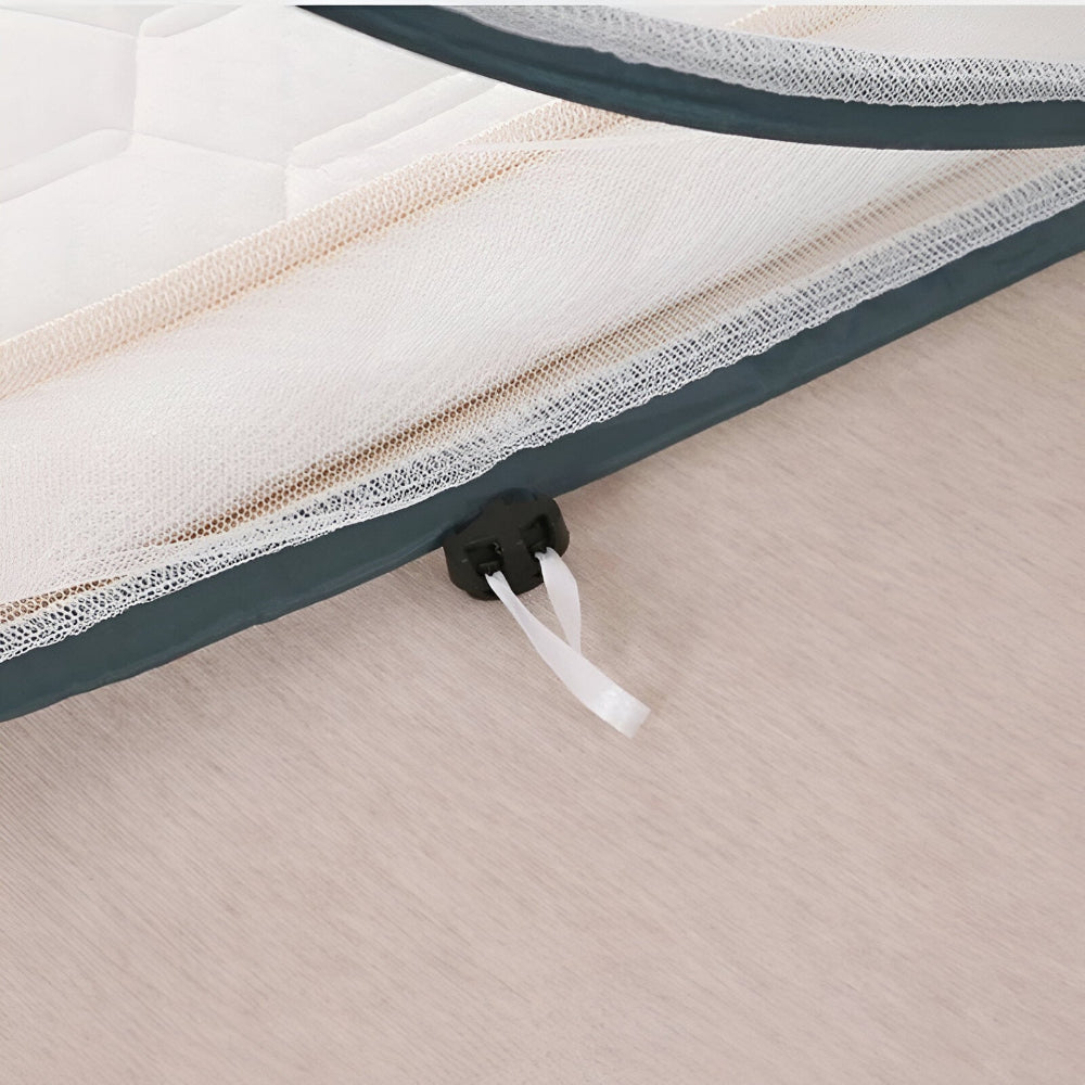 Foldable Circular Mosquito Net for Bed with Adjustable Fit 7