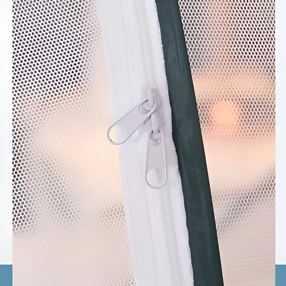 Foldable Circular Mosquito Net for Bed with Adjustable Fit 8