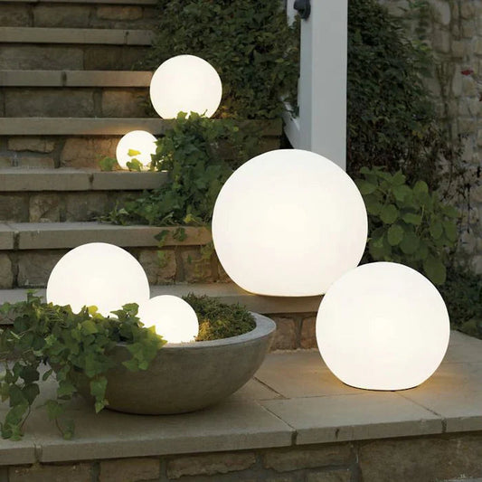 Garden Lighting – Remote-Controlled Spherical LED Lantern 0