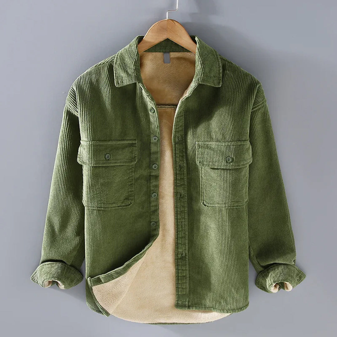 Gabriel - Fleece Jacket - Classic - Corduroy - Ideal for Winter