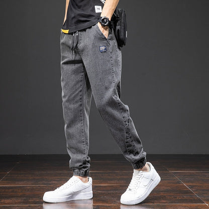 Men's Relaxed Black Wide Cargo Joggers | Perfect for Casual Days