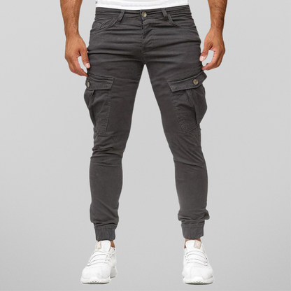 Men's Comfortable Breathable Cargo Trousers with Functional Pockets