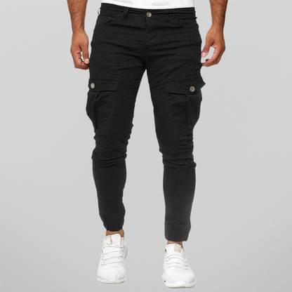 Men's Comfortable Breathable Cargo Trousers with Functional Pockets