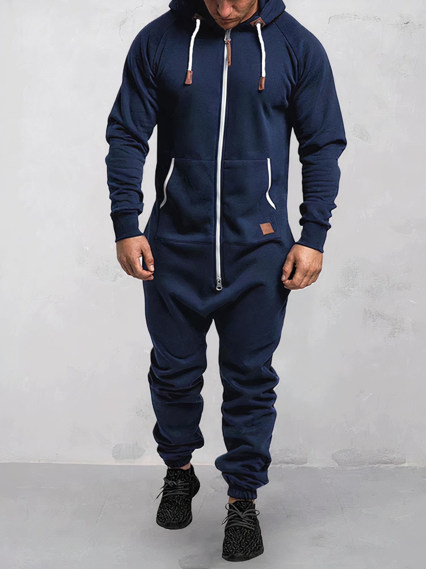 Patrick - Men's Hooded Jumpsuit - Sporty - Modern Style - Perfect for Outdoor Activities