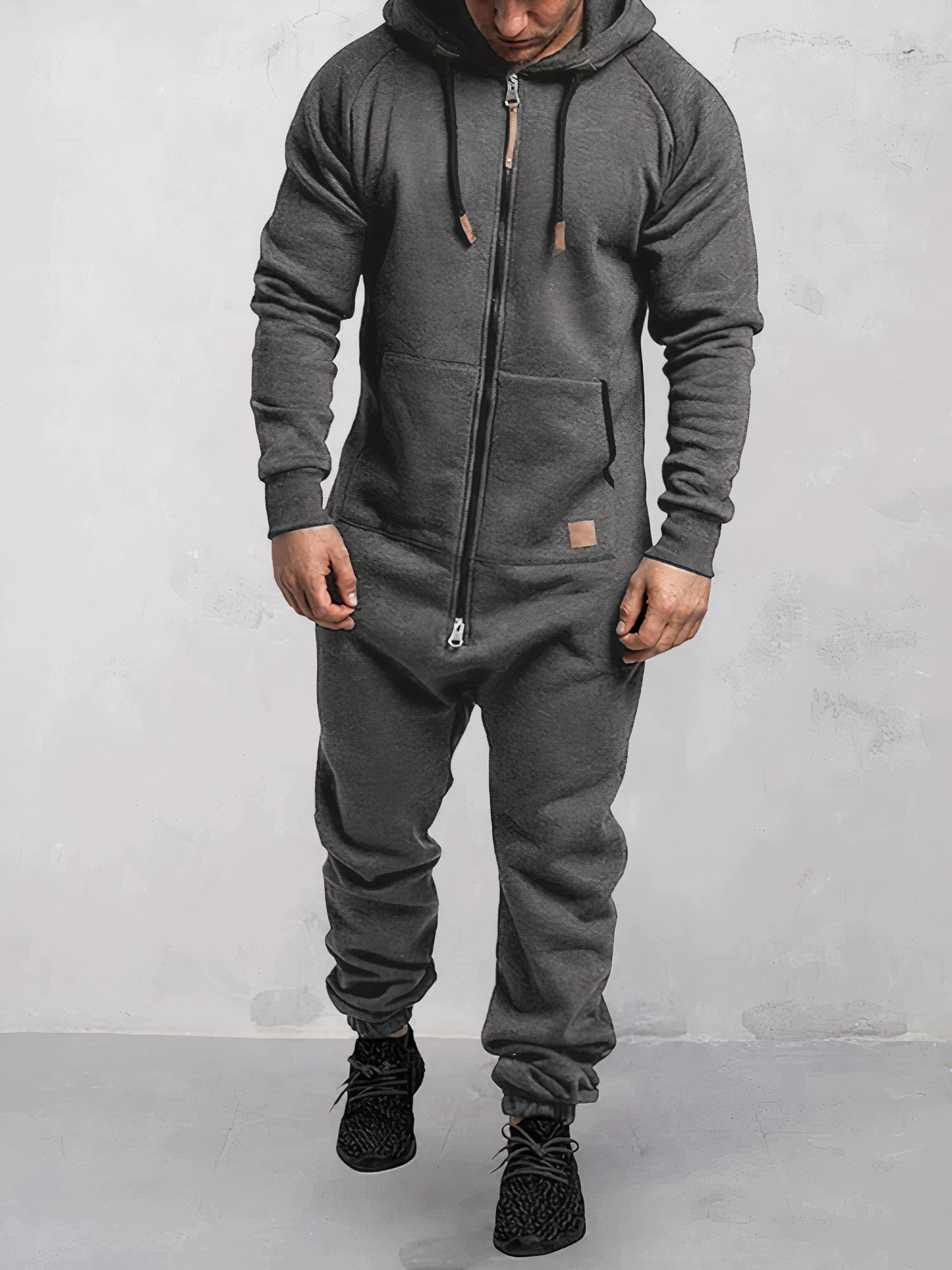 Patrick - Men's Hooded Jumpsuit - Sporty - Modern Style - Perfect for Outdoor Activities