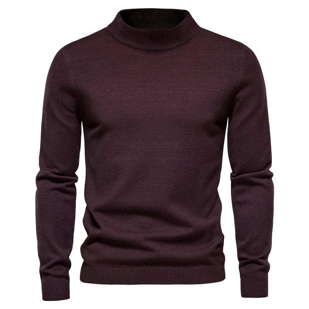 Kenneth - Men's Turtleneck Sweater - Classic - Modern Style - Ideal for Winter