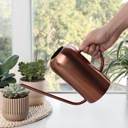 Indoor Metal Watering Can with Long Spout - 1.5L Capacity 2
