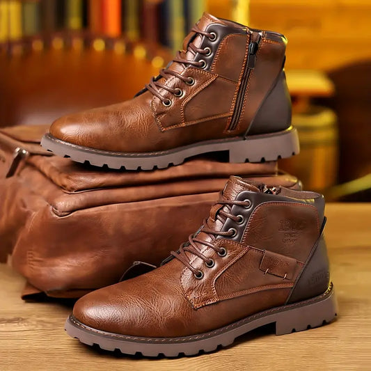 Conner - Men's Leather Boots - Classic - Timeless Style - Ideal for Outdoors