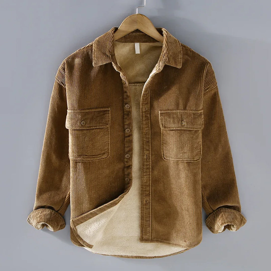 Gabriel - Fleece Jacket - Classic - Corduroy - Ideal for Winter