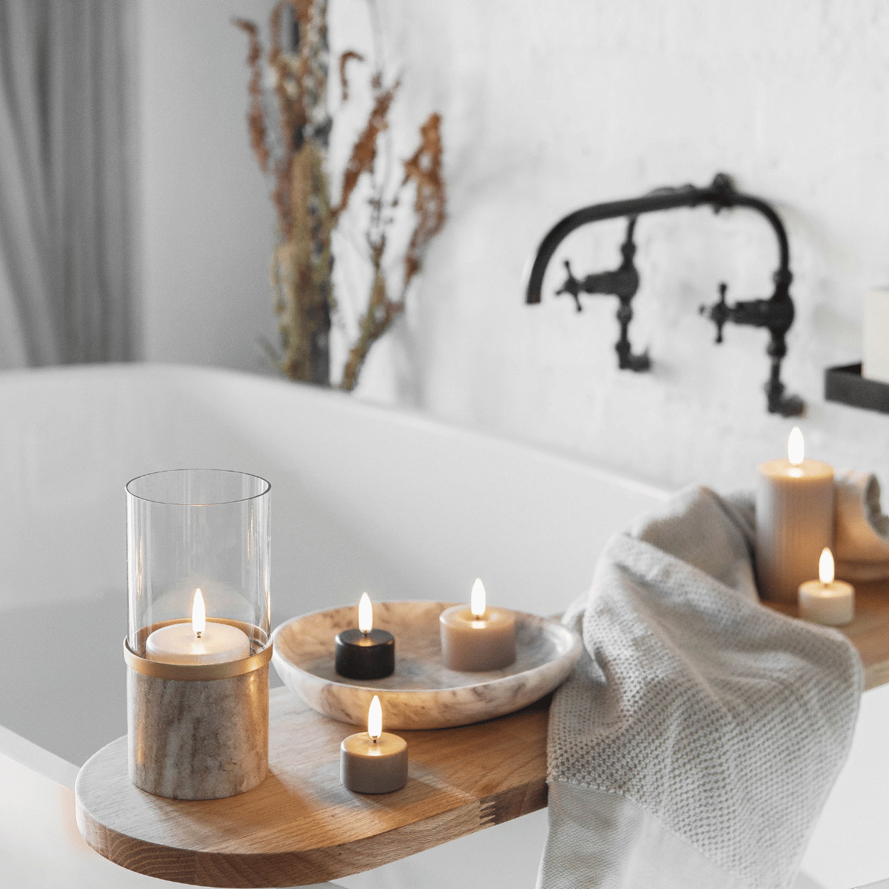 LED Flameless Candle Set – Battery Operated with Timer and Remote 3