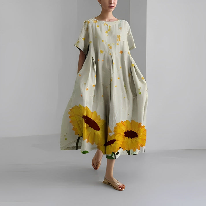 Yellow, White Sunflower