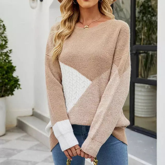 Carla - Knitted Sweater - Chic - Modern Style - Ideal for Winter