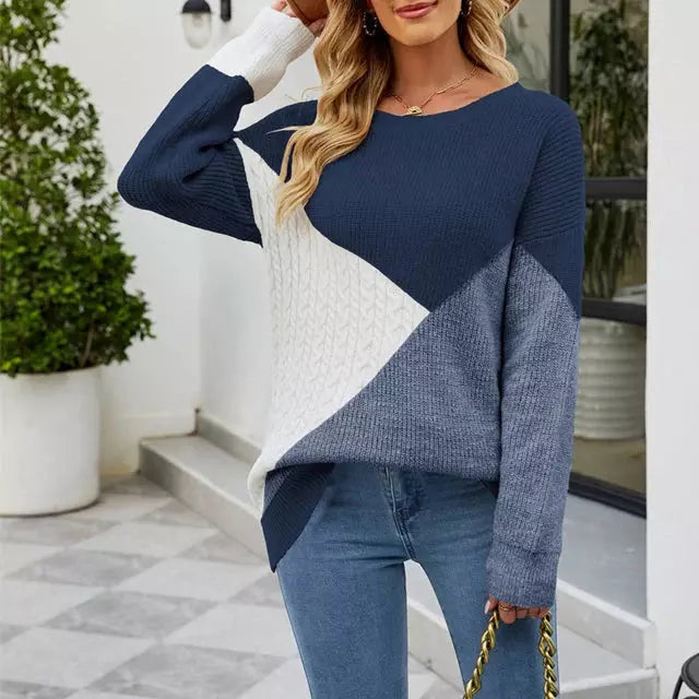 Carla - Knitted Sweater - Chic - Modern Style - Ideal for Winter