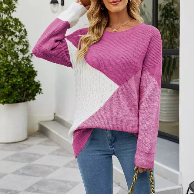 Carla - Knitted Sweater - Chic - Modern Style - Ideal for Winter
