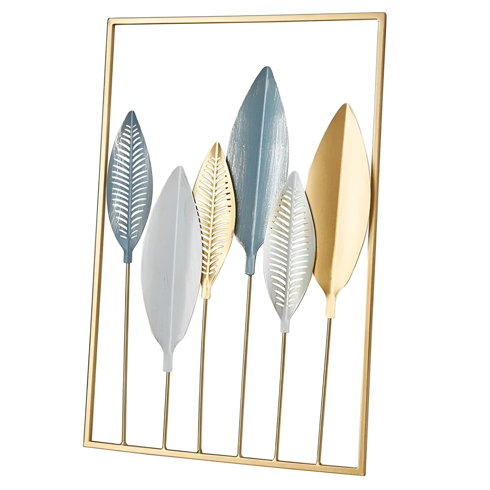 Leaf-Inspired Metal Wall Art for Home Decor 4
