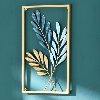 Leaf-Inspired Metal Wall Art for Home Decor 7