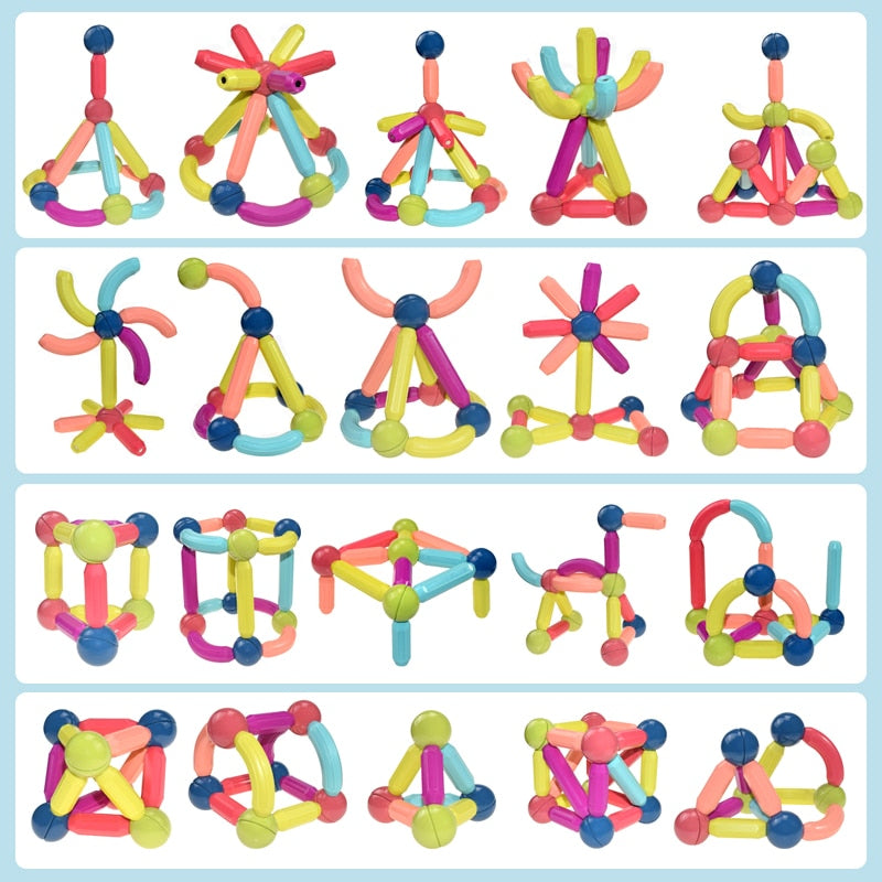 Magnetic Building Blocks – Creative Construction Set for Kids 6