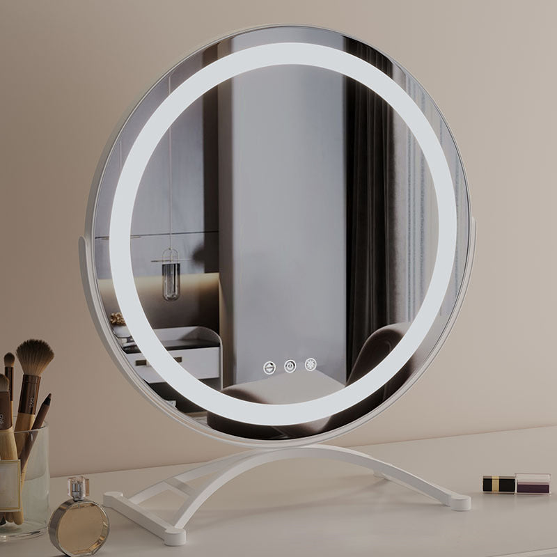 Makeup Mirror with Lights – LED Touch Control and 360° Rotation 2