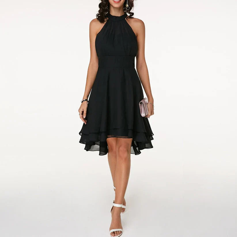 Women's Stylish High-Quality Dress with Charming Ruffles