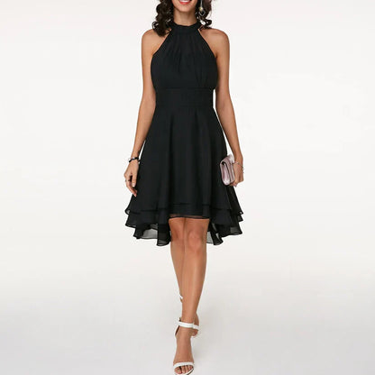 Women's Stylish High-Quality Dress with Charming Ruffles