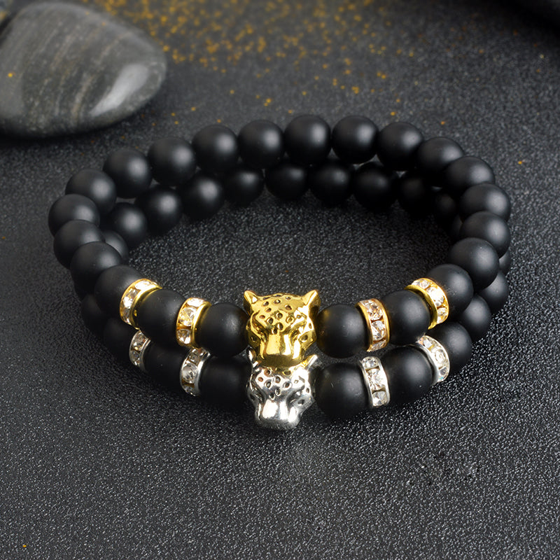 Men’s Bracelet with Panther Design and Adjustable Fit 3