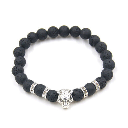 Men’s Bracelet with Panther Design and Adjustable Fit 7