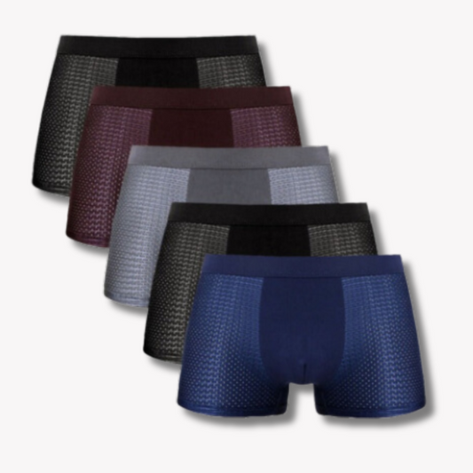 Men's Boxer Briefs with Elastic Waistband
