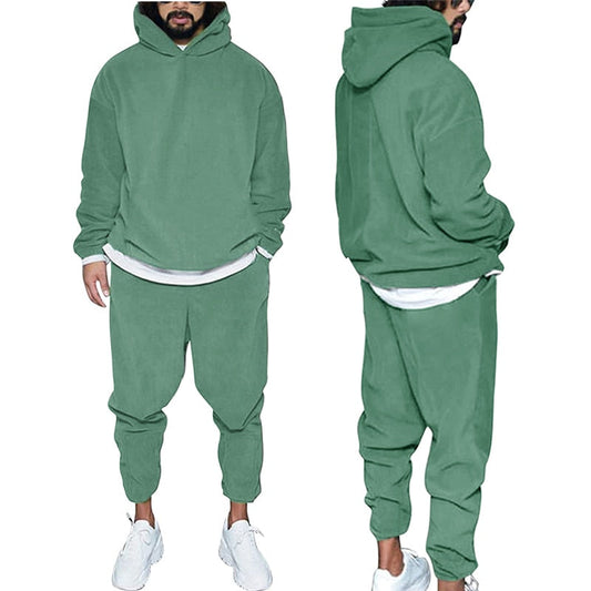 Men's Two-Piece Jogger Set with Hoodie