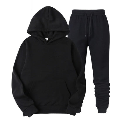 Men's Two-Piece Jogger Set with Hoodie