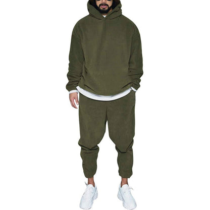 Men's Two-Piece Jogger Set with Hoodie
