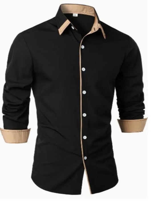 Men's Long Sleeve Button-Up Shirt