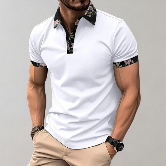 Men's Polo Shirt with Short Sleeves