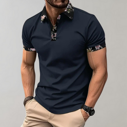 Men's Polo Shirt with Short Sleeves