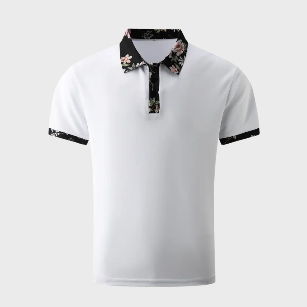 Men's Polo Shirt with Short Sleeves