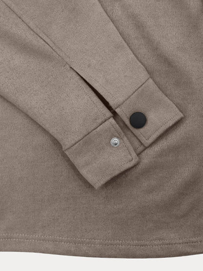 Men's Two-Piece Set with Buttoned Shirt