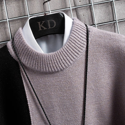 Men's Colorblock Long Sleeve Sweater