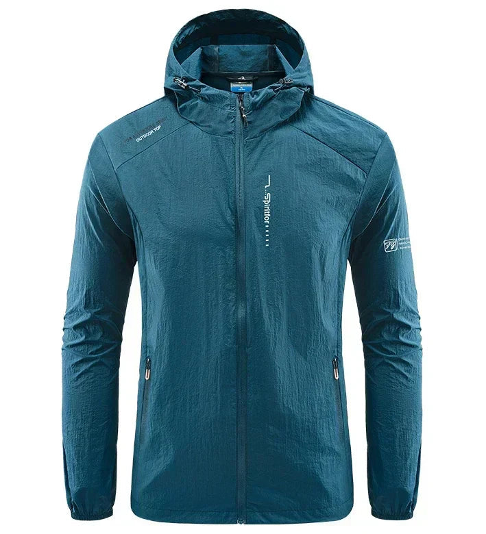 Men's Waterproof Jacket with Hoodie