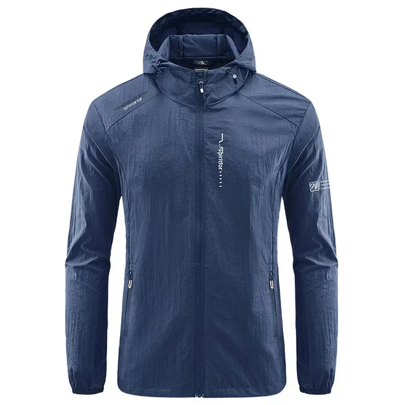 Men's Waterproof Jacket with Hoodie